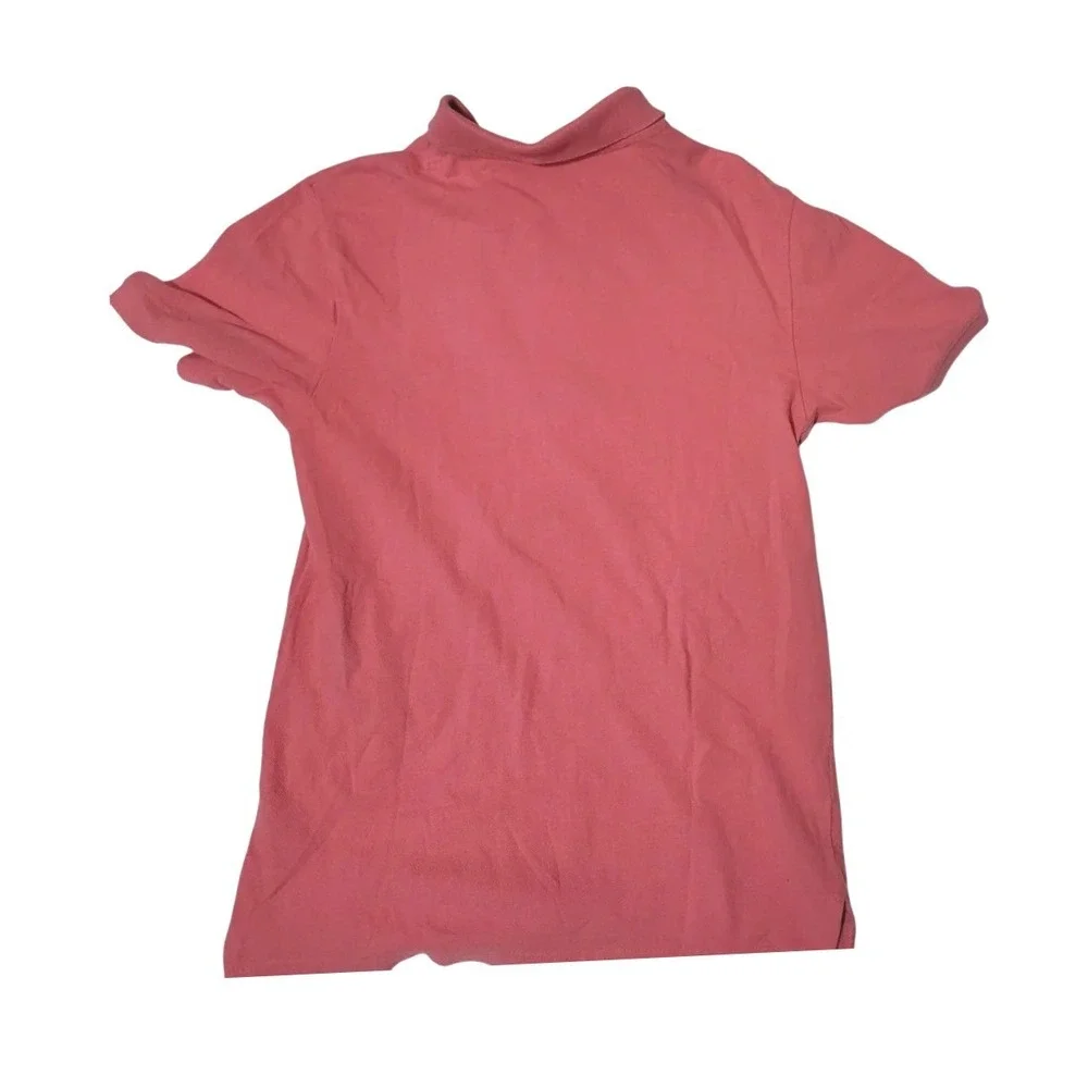 Childrens‎ Place Boys Coral Pink Preppy Short Sleeve Pique Polo Large Casual